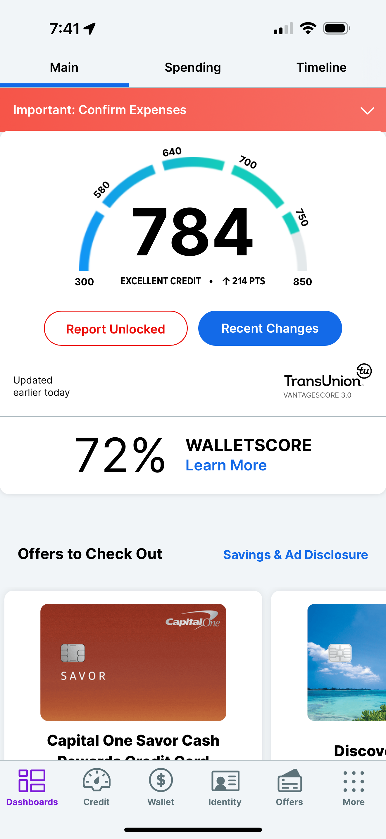 Credit Restoration Result